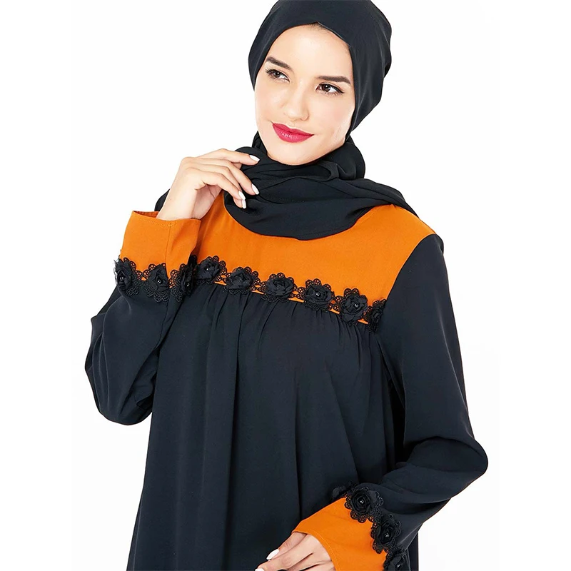 Мусульманское платье арабское турецкое модное большой размер для женщин сшитая