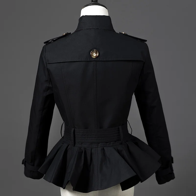 

British classic short fashion trench dress trench dress style for women