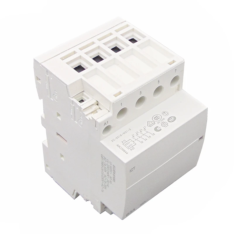 ИКТ 4P 63A 4NO 220 V/230 V 50/60HZ Din rail AC контактор для дома