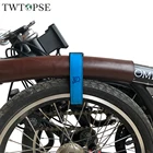Фиксированный ремень TWTOPSE для велосипедной рамы, для складного велосипеда Brompton, ремень с креплением на петле с крючком, 1 пара