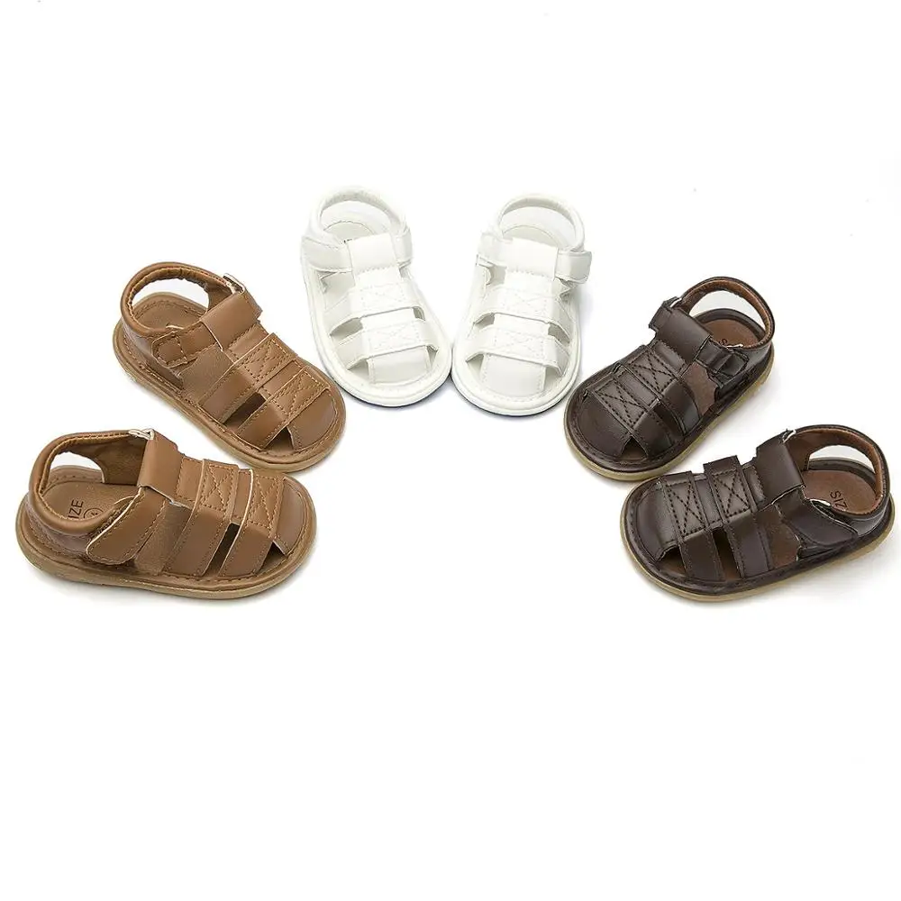 2019 Детские Уютные мокасины детские летние модные сандалии для мальчиков 3 цвета