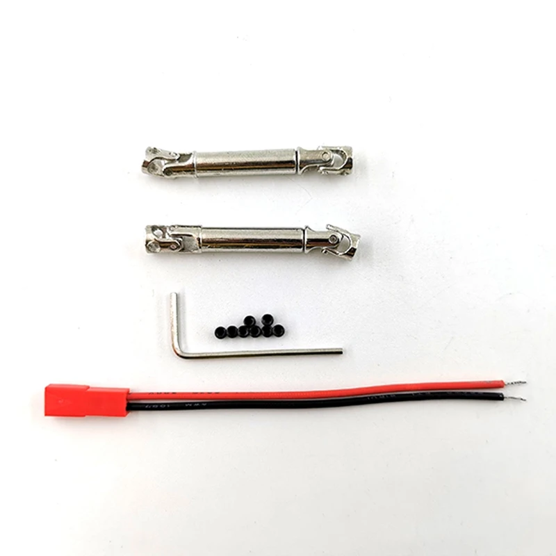 

1 Set 2 Speed Gear Box with 370 Motor Drive Shaft & 1 Set RC Car Double Speed Wave Box Metal Raising Bracket