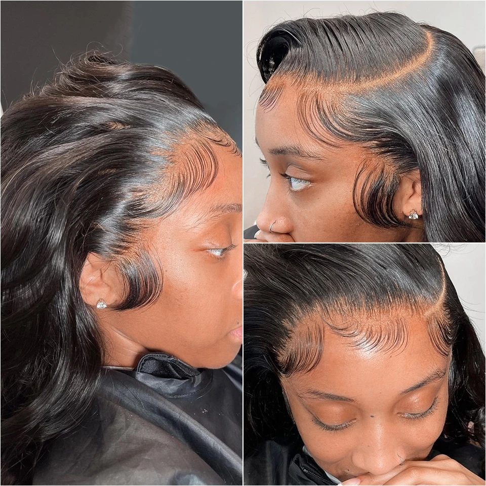 13x6 Transparent Body Wave Lace Wig Human Hair Wigs Brazilian 30 40 inch Water 4x4 5x5 Closure Frontal For Women | Шиньоны и парики