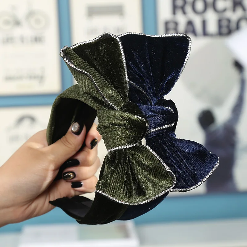 

Fashion Hair Band Ladies Hair Band Richang Dress Up Washing Face Fixing Hair Bowknot Headhoop Hair Accessories