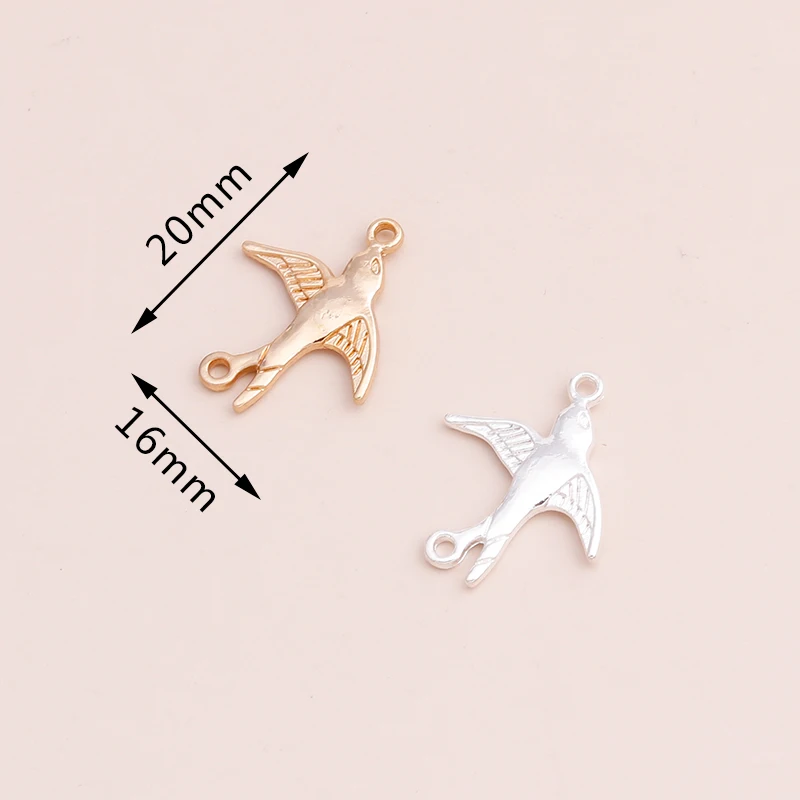 2 цвета милые животные чары птиц самодельные подвески ожерелья Изготовление