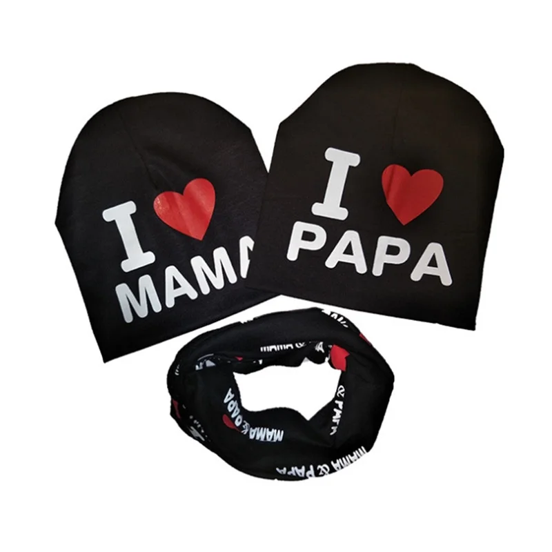 Шапка-бини для мальчиков и девочек с принтом 3 шт./лот | Детская одежда обувь