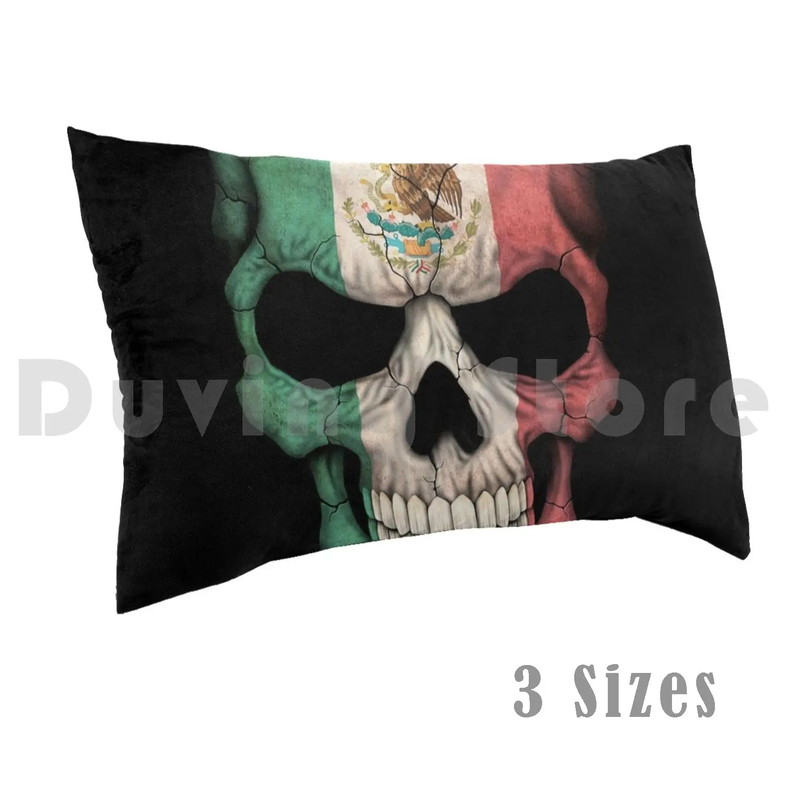 Мексиканский флаг подушка &quotчереп&quot чехол с принтом 50x75 Флаг Мексики