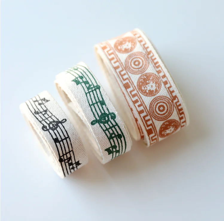 Хлопковая кружевная отделка в виде музыкальной ноты черного и зеленого цвета 2