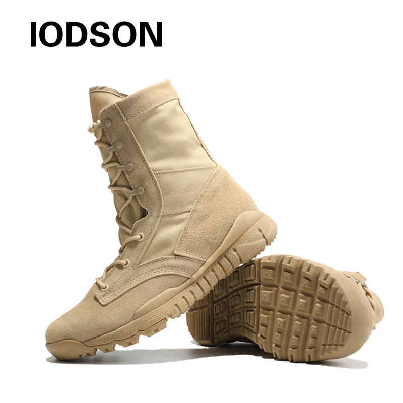 Осенние уличные армейские ботинки мужские военные тактические специального