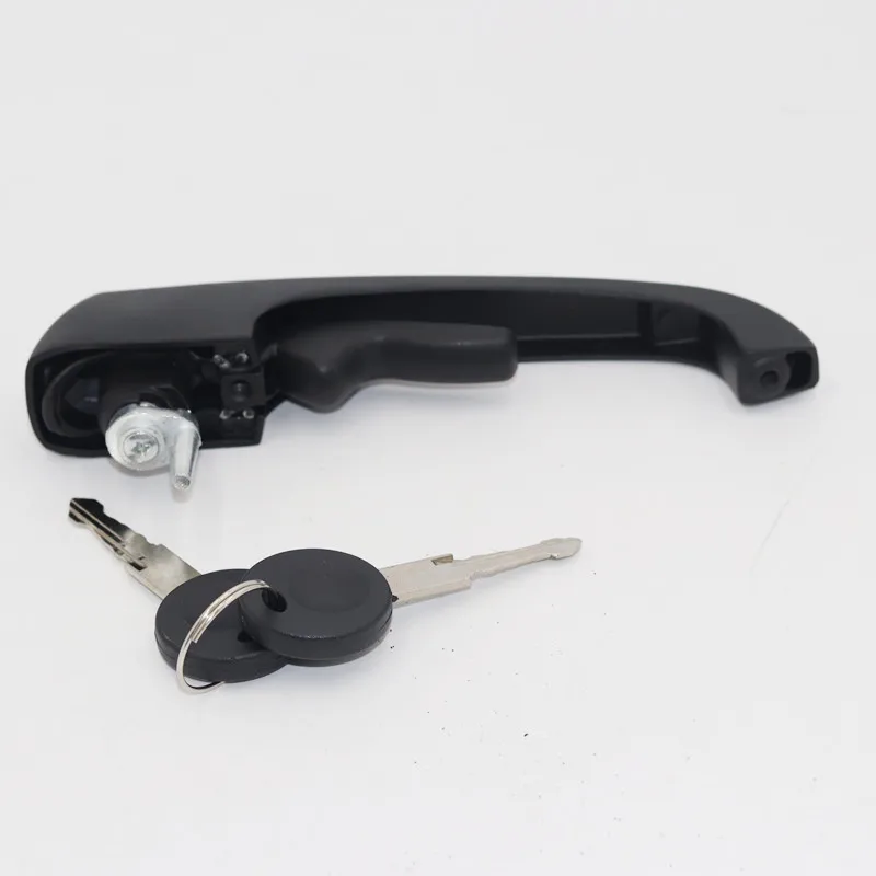 Автомобильная Черная передняя и задняя дверная ручка + замок для VW LT 28 35