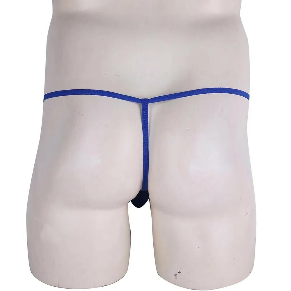 Стринги мужские прозрачные сетчатые эластичные пикантное нижнее белье с низкой