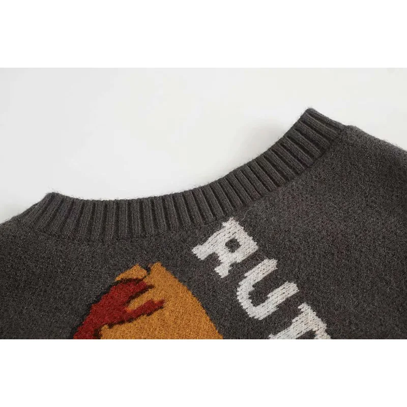 

2020 New Women Tops Cartoon Print Sleeveless O-Neck Sweater Vest Female Fashion Casual Women Clothes