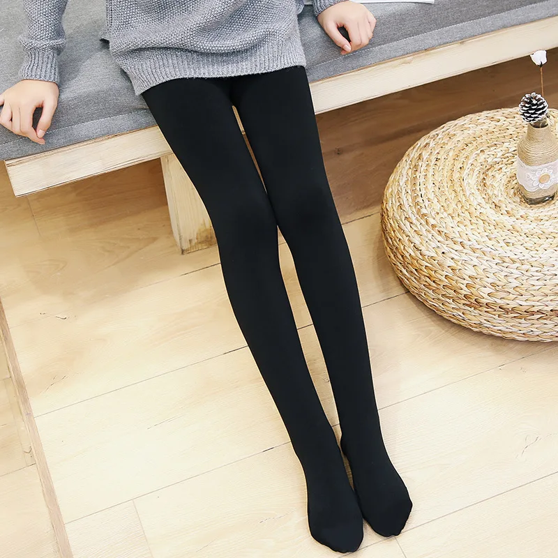 Колготки для девочек Леггинсы Зимние теплые флисовые утепленные колготки танцев