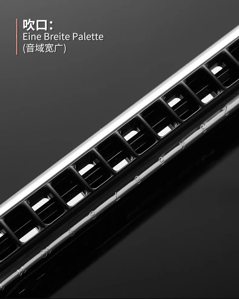 Германия HOHNER 257/56 Хроматическая Губная гармошка ABS гребень armonica hohner рот Ogans профессиональная Губная гармошка Chrometta 14