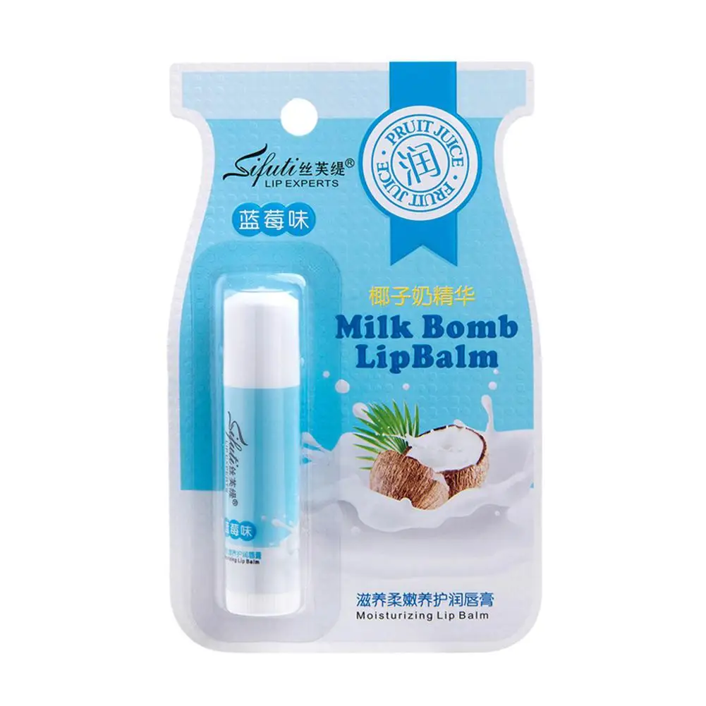 HobbyLane Moisture Lip Balm Coconut Milk Essence Gloss Moisturizing Hydrating Lines Natural Extract Makeup Lipstick |