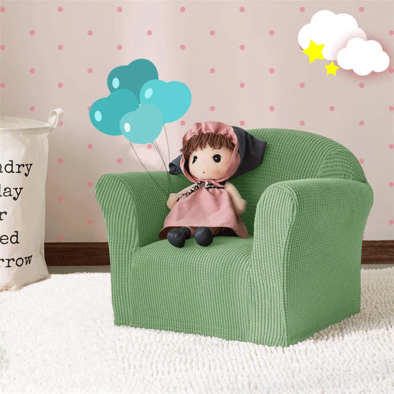 Эластичный чехол для дивана мини-размера жаккардовый детского стула чехлы