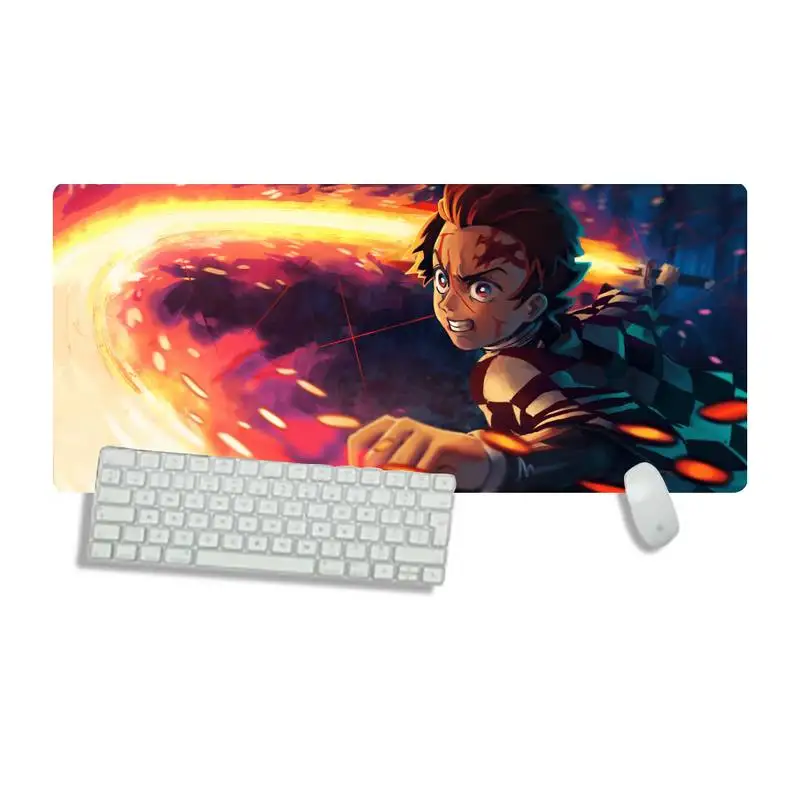 

Kimetsu No Yaiba Gamer Speed Mice Retail Small Rubber Desk Table Protect Game Office Work Mouse Mat pad Non-slip Laptop Cushion