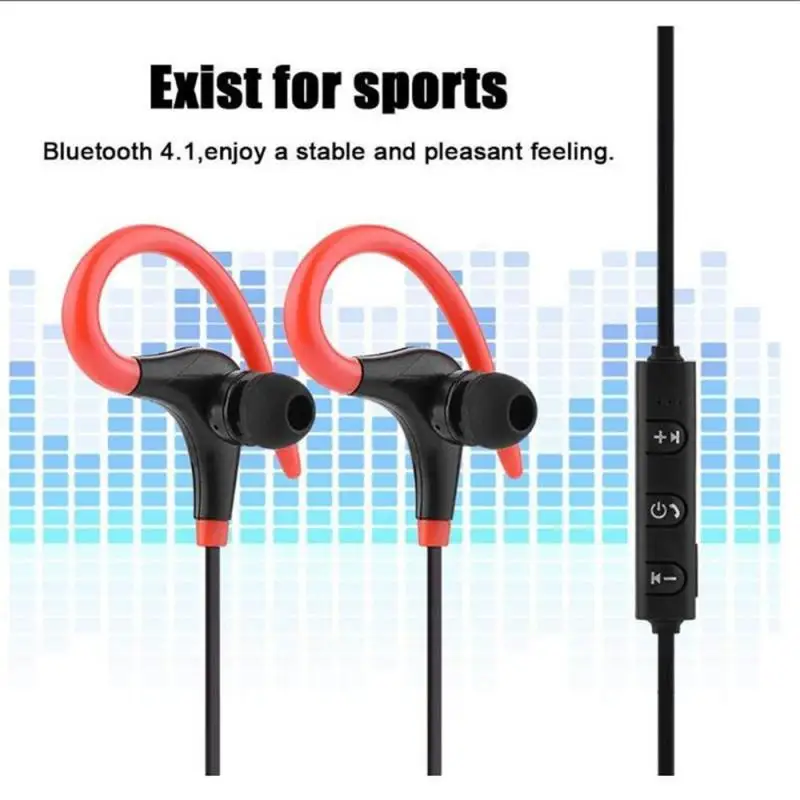 Bluetooth наушники Беспроводные спортивные мини гарнитура Хэндс фри стерео с