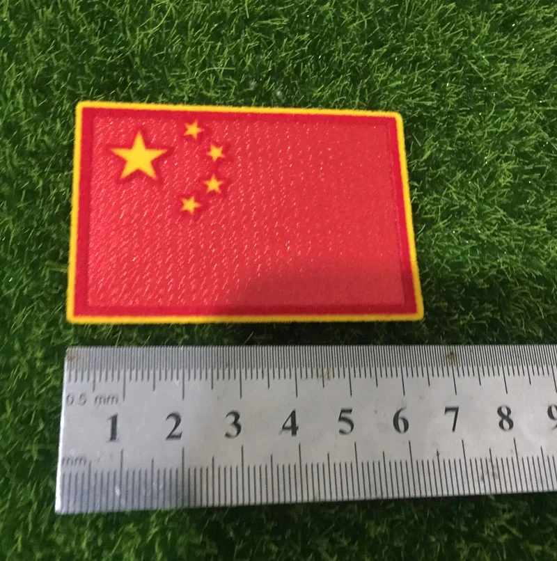

Embroidery Chinese Flag China Patch For China National Team Soccer Heat Transfer Soccer Patch Badge