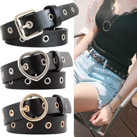 15 style hot sale women leather belt round square heart alloy pin buckle high quality cowboy pants hollow belt fashion waistband