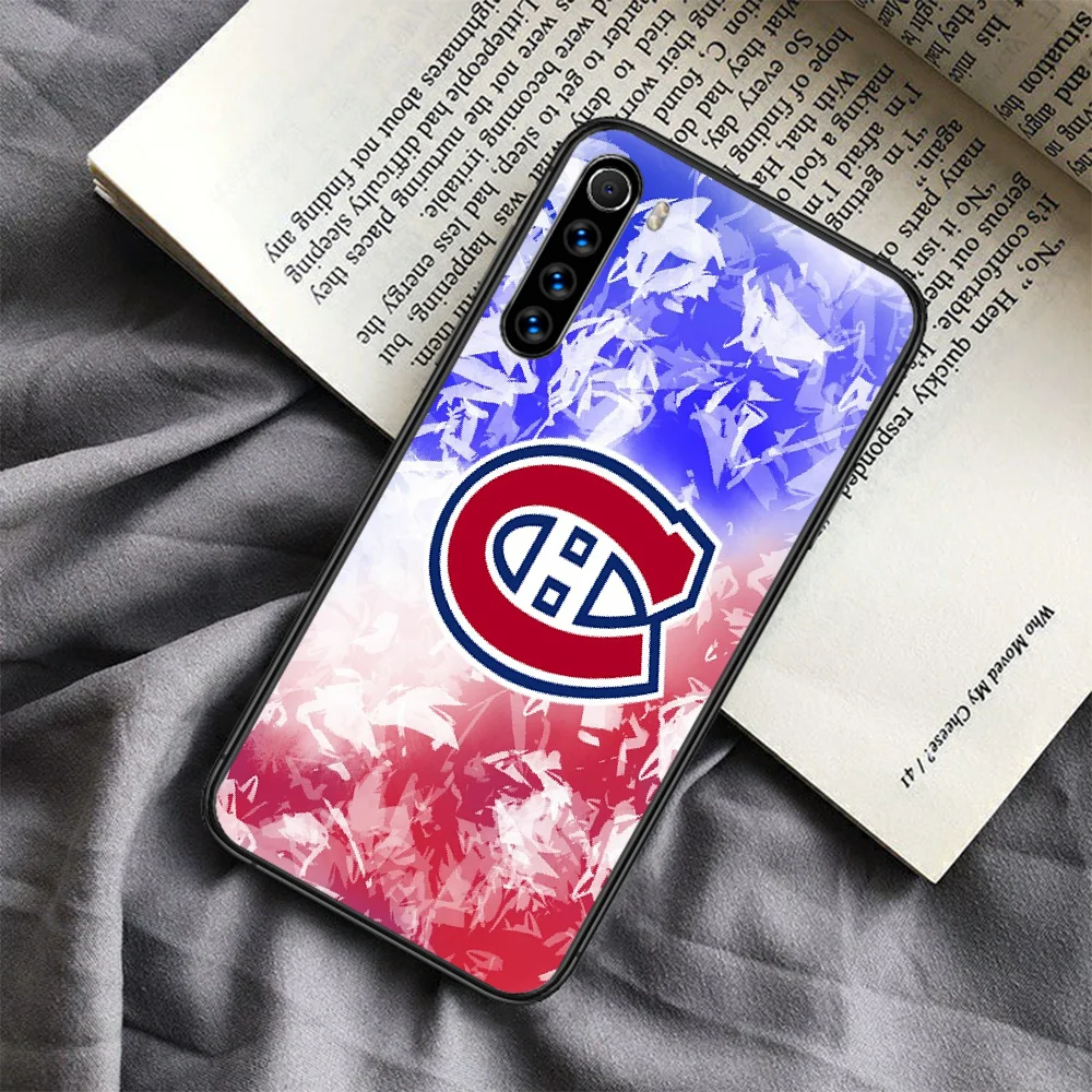 

Montreal Ice Hockey Canadien Phone Case For Xiaomi Redmi Note 7 8 8T 9 9S 4X 7 7A 9A K30 Pro Ultra black Coque Painting Etui Tpu