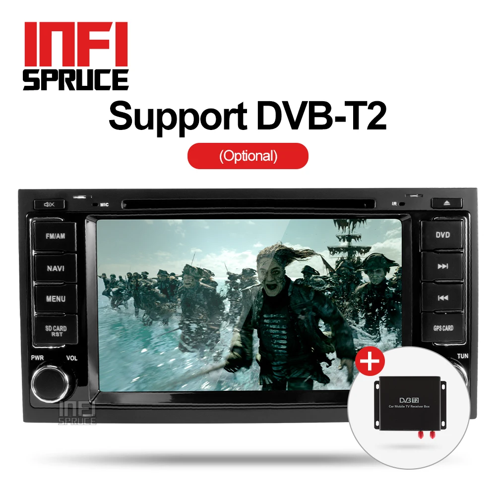 

Infispruse Android 9.0 Car Multimedia DVD Player For Volkswagen For Touareg 2002-2007