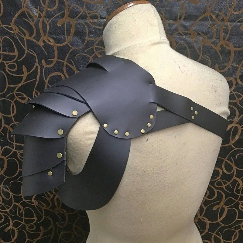 Средневековый Древний дракон в стиле Гладиатор самурайский меч Pauldrons наплечник