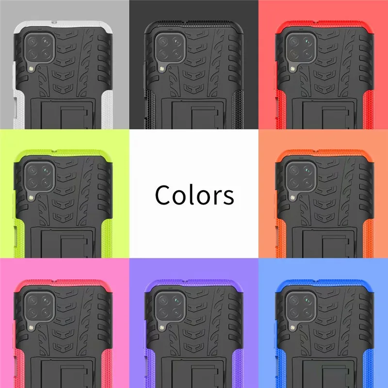

ShockProof Case For Huawei P40 Lite E P 40 Pro+ Plus Cases Armor Stand Phone Cover For Huawei P40lite 5G Case Hybrid PC+ Silicon
