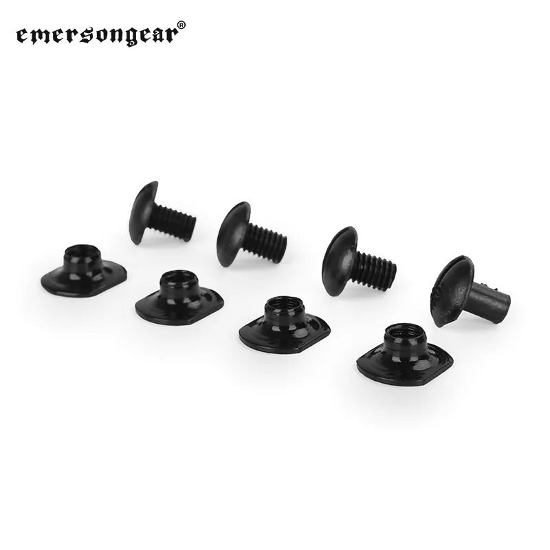 Emersongear Tactical Helmet Screw Set 4PCS Gear For FAST Helmet Shooting Paintball Airsoft Hiking Hunting Military Sport Cycling