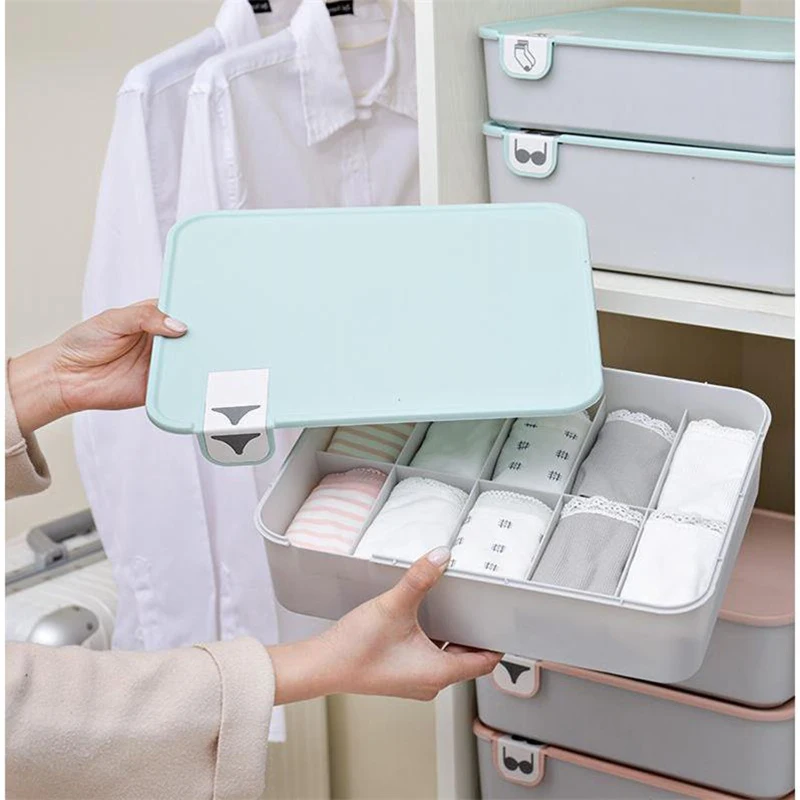 1 шт. нижнее белье бюстгальтер шарф носки Коробка для хранения Органайзер с