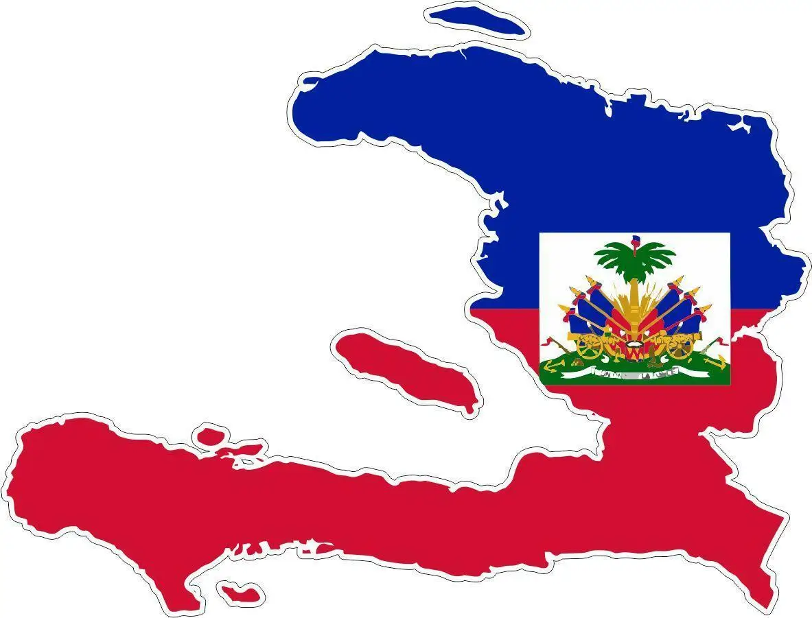 

Sticker Car Moto Map Flag Vinyl Outside Wall Decal Macbbook Haiti
