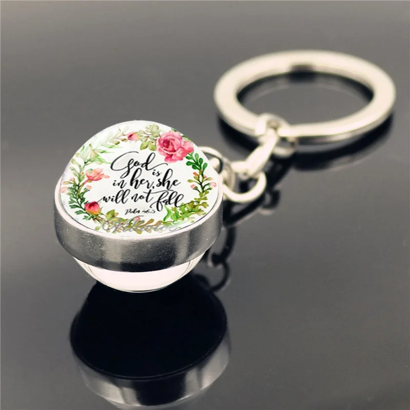 WG 1 шт Библейский Писание увещевание брелок время драгоценный камень