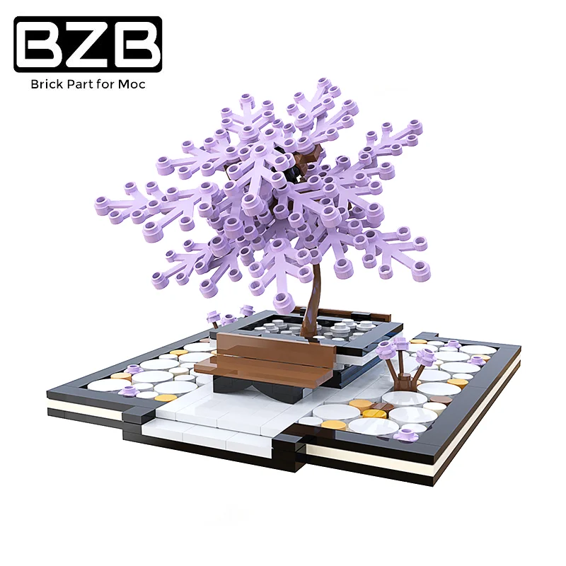 BZB город МОС романтическое цветочное растение счастливая трава мини горшечный