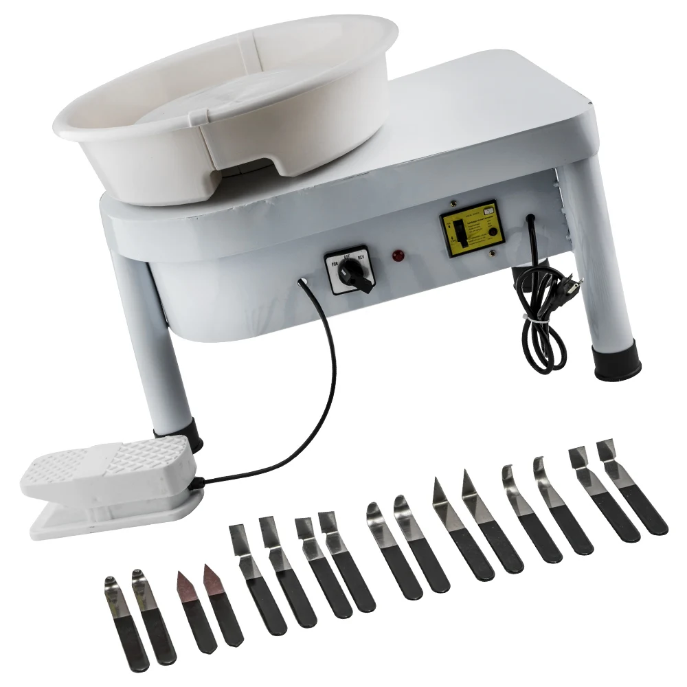 

110V электрический гончарный круг Керамика машина 280W 25 см для работы глины искусство ремесла Сделай Сам