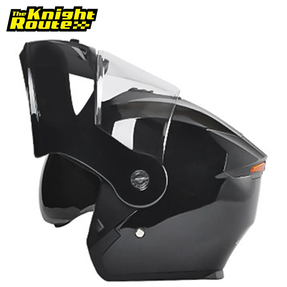 Мотоциклетный шлем для мужчин мотоциклетный модульный на все лицо с двумя