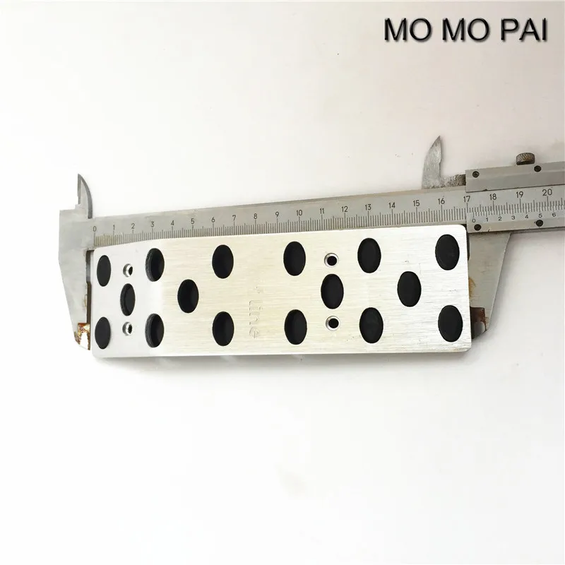 Алюминиевые Серебристые S-Line Топливные Тормозные ножные педали скольжения без