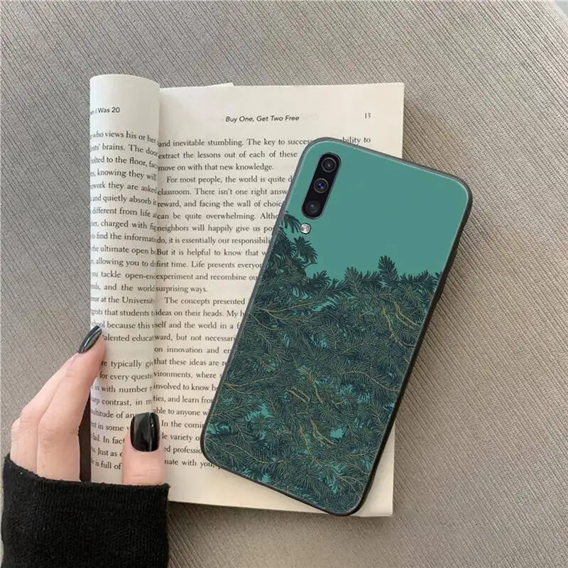 

Vintage art painting leaves Phone Case For Samsung Galaxy M10 20 30 A 40 50 70 71 6S A2 A6 A9 2018 J7 CORE PLUS STAR S10 5G C8