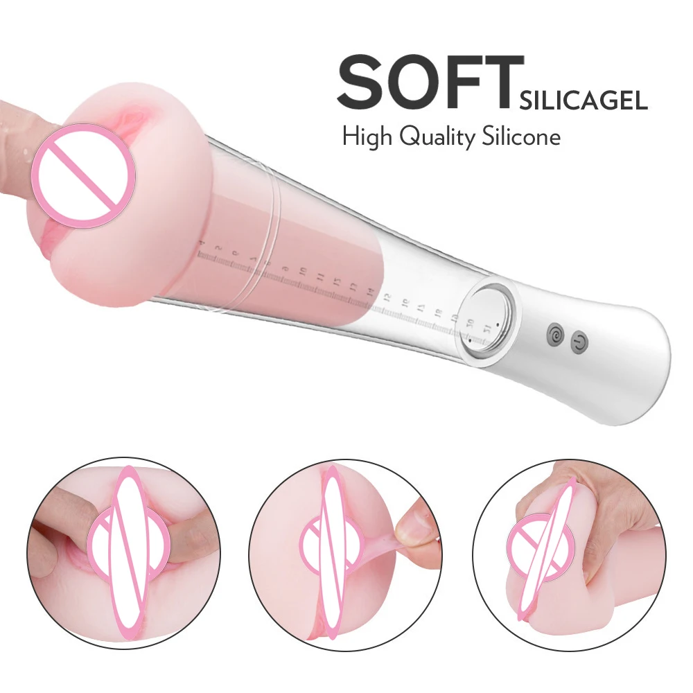 2 в 1 мужской электрический мастурбатор