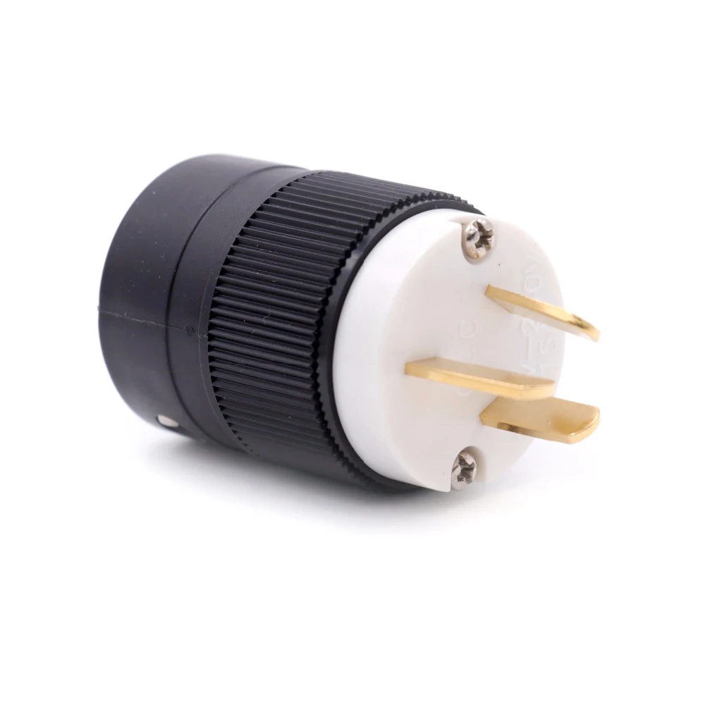 Штепсельная Вилка Schuko AU AR с хромированным покрытием стандартный мужской сетевой