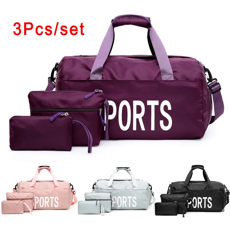 3 шт./компл. Сумки для зала Для женщин Чемодан Фитнес Сумочка TA Sporttas сумка на плечо