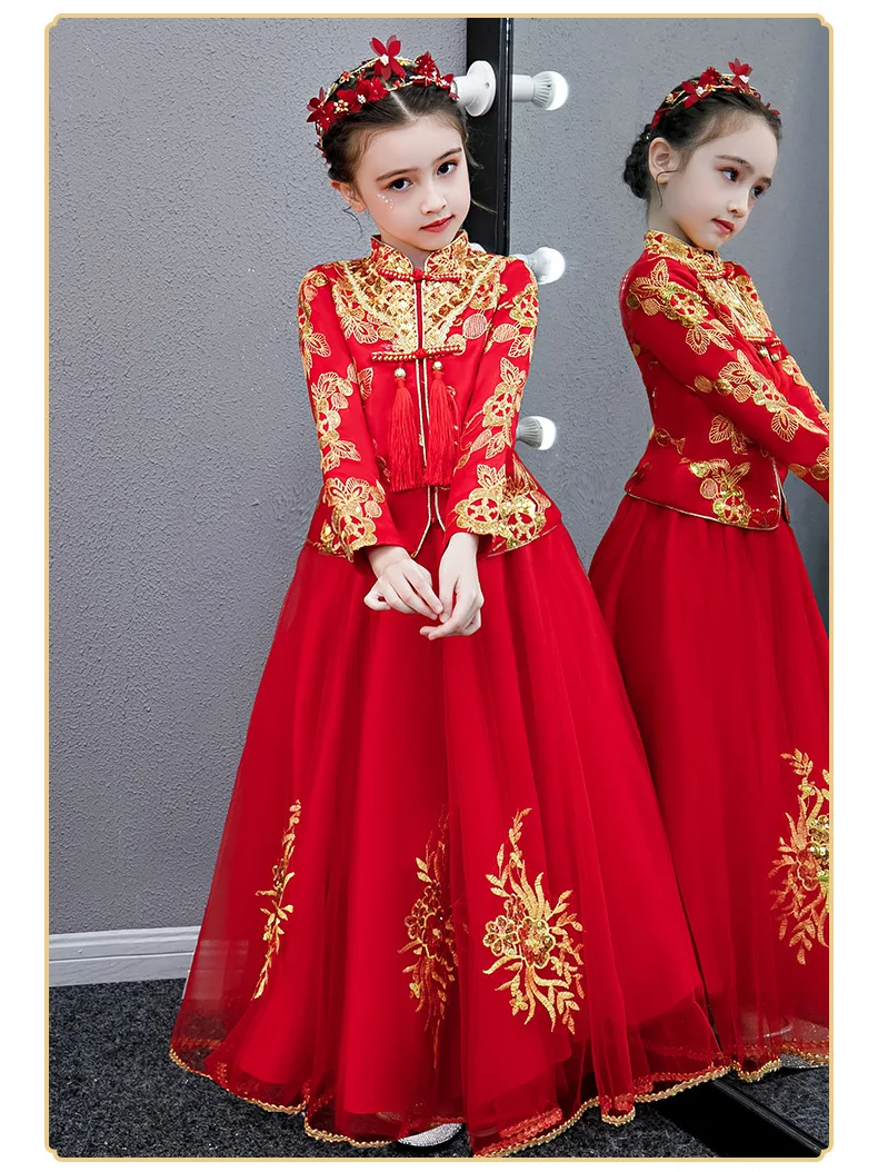 Платье принцессы для девочек элегантные вечерние туфли красоты платье с