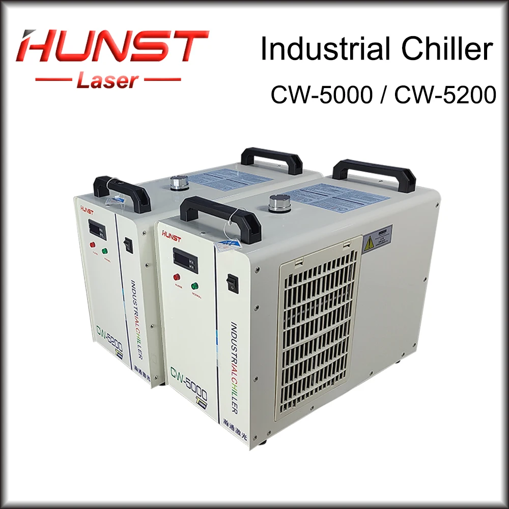 Промышленный водяной охладитель Hunst CW-5000 CW5202 для CO2 лазерной гравировки режущей