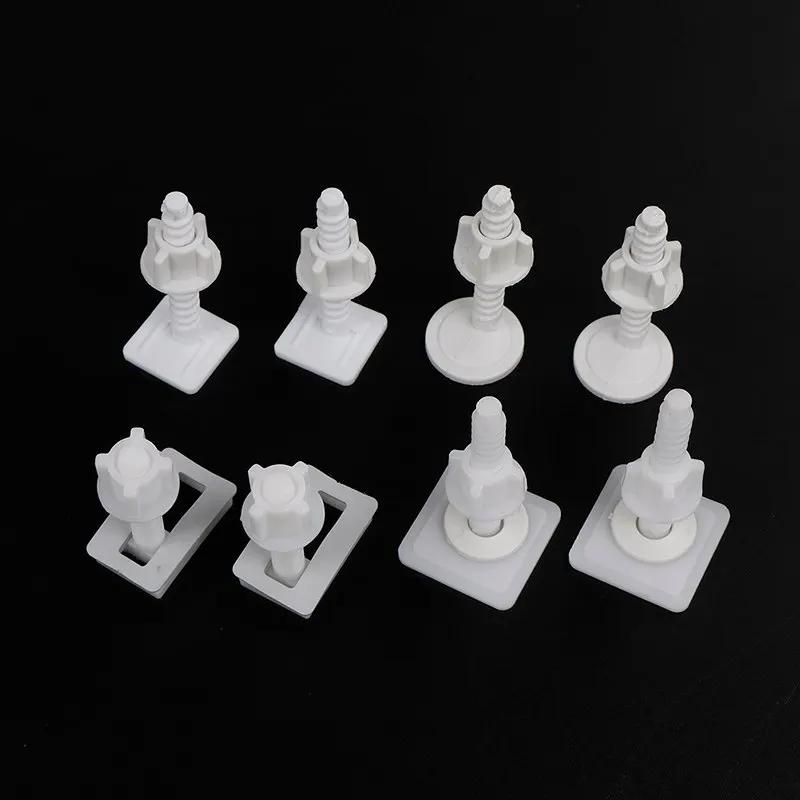 

For Toilet Accessories Toilet Seat Hinges Mountings Set with Fittings Screws Tool Parts
