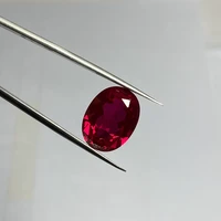 12x16mm oval shape 5a quality hand cut 12 carat loose gemston corundum red ruby