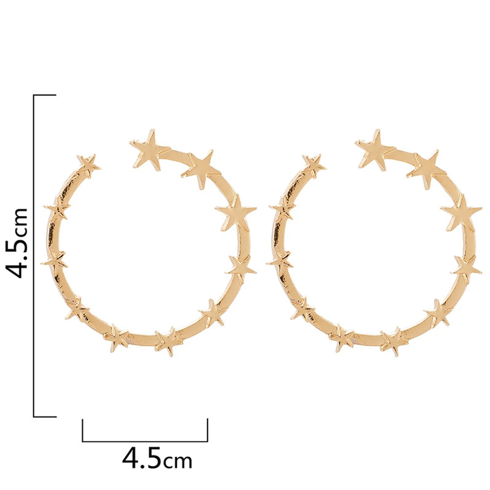 Модные ювелирные изделия горячая Распродажа Серьги Brincos панк большой круг