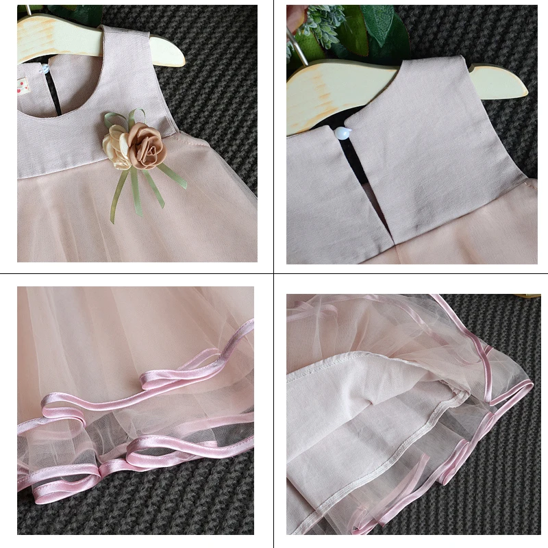 От 3 до 10 лет платье для девочек летние детские платья без рукавов