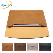 Sleeve Laptop Bag PU Leather For Macbook Pro 13 Case 2020 Air 13 A2337 M1 14 16 2021 15 11 Huawei XiaoMi Lenovo HP Fundas Cover