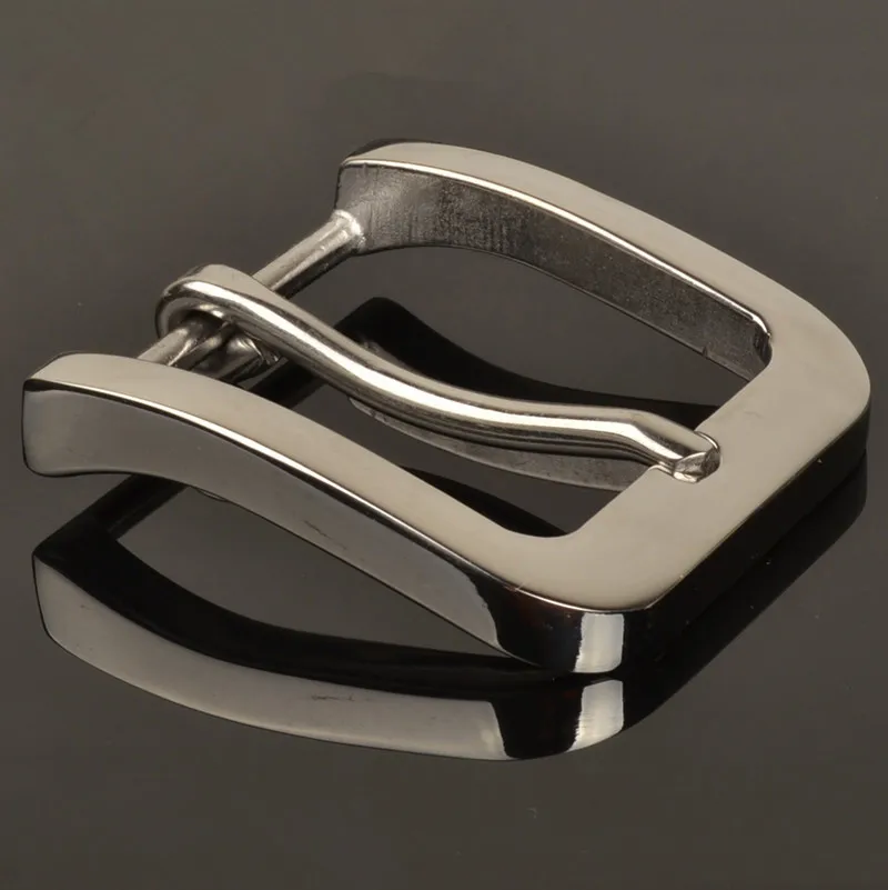 Stainless Steel Meetee, 40 мм, ширина, нержавеющая сталь, пряжка для ремня, Мужская металлическая пряжка, ковбойская Пряжка, джинсы, аксессуары, сделай сам, кожа, ремесло, оборудование - Цвет: Stainless Steel