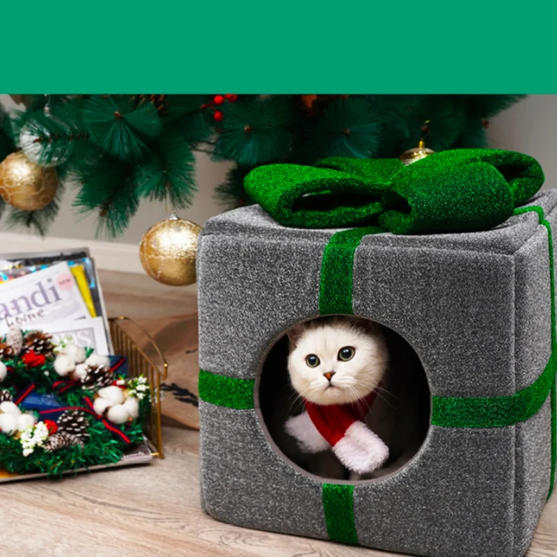 Детская теплая кровать для кошек домик кошки зимнее летнее гнездо домашних