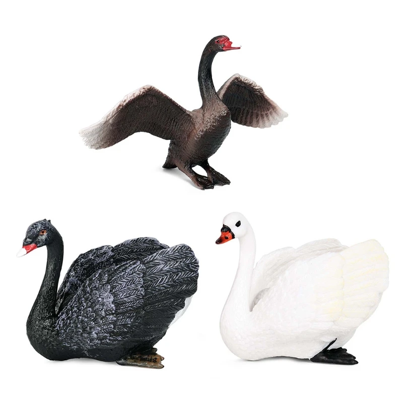 

Simulation Static Solid Animal Model Ornaments Realistic Swan Scene Decor Props